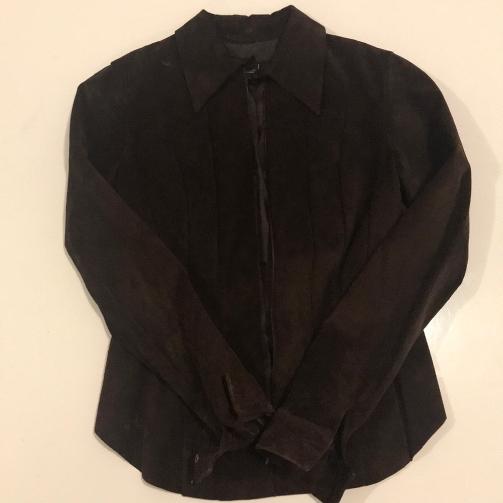 Nicole Miller Collection suede jacket, size 2